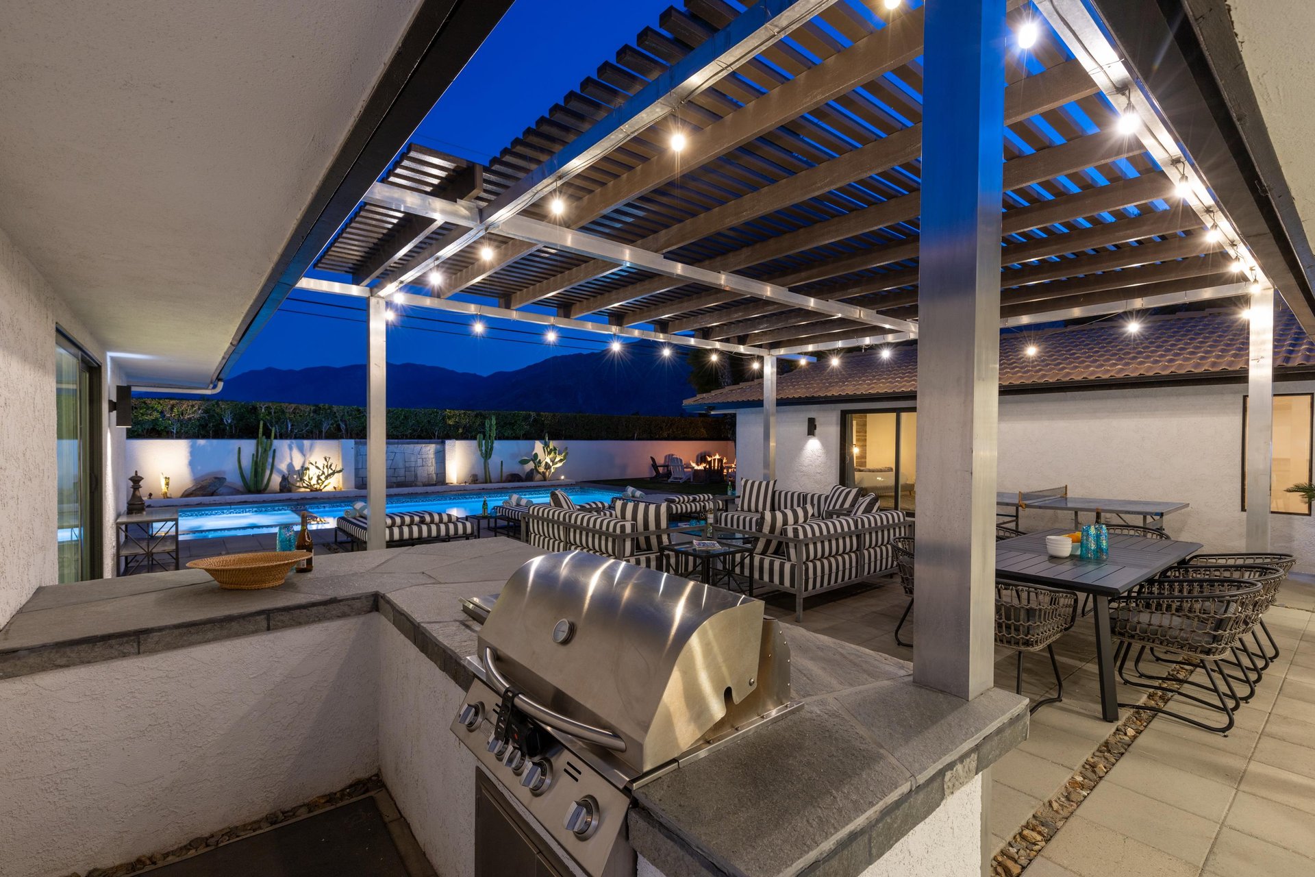 Private grill.