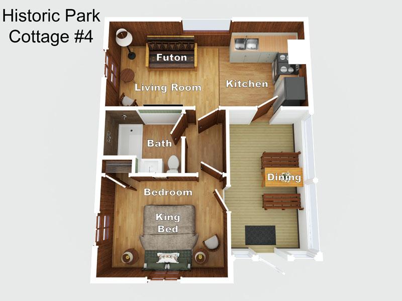 Historic Park Cottage 4