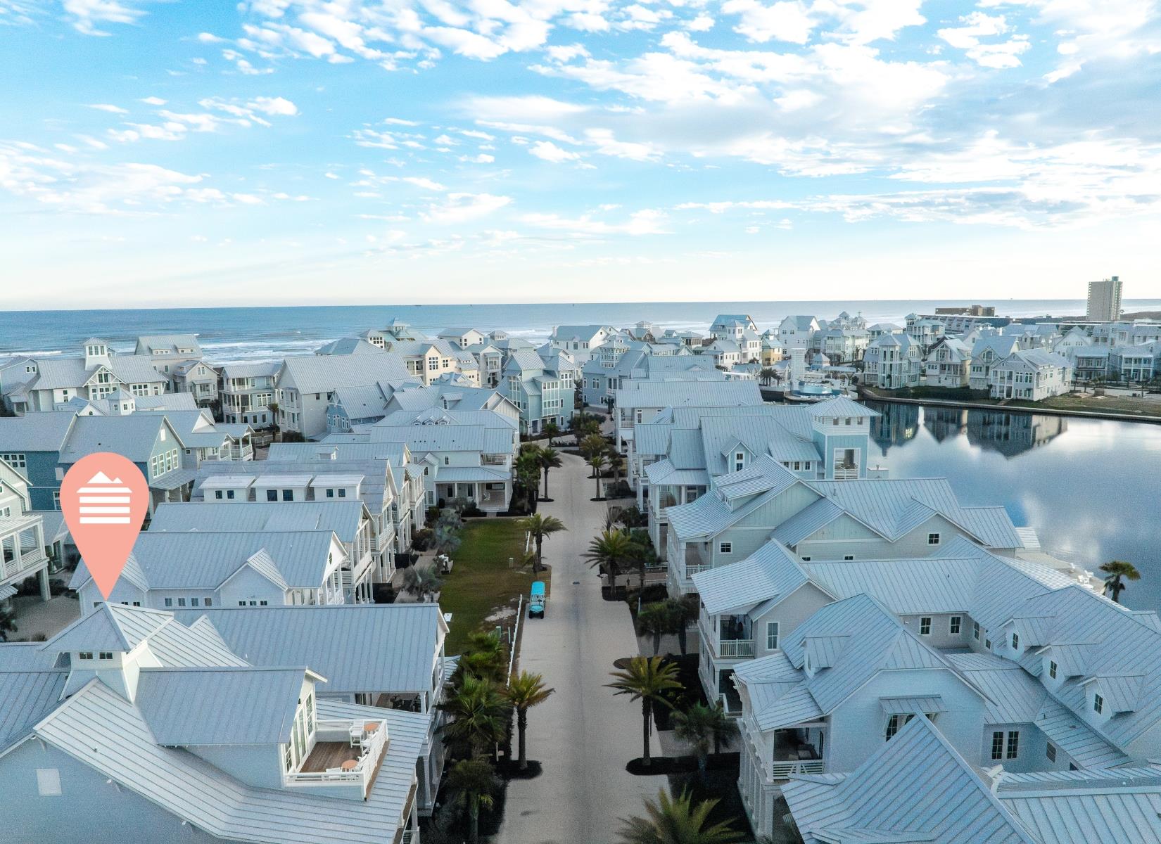 Aerial View, Location