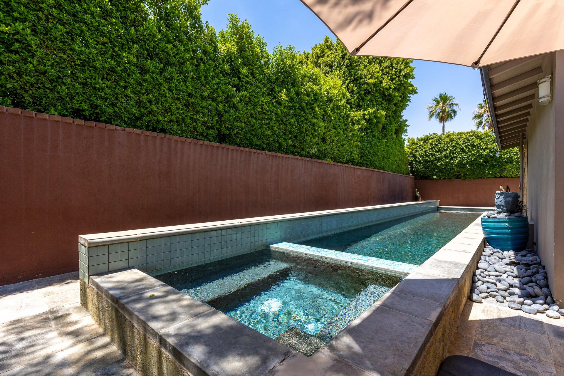 Soak in the spa