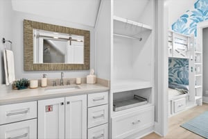 Bunk Bedroom Open Bathroom Vanity, 2nd Floor