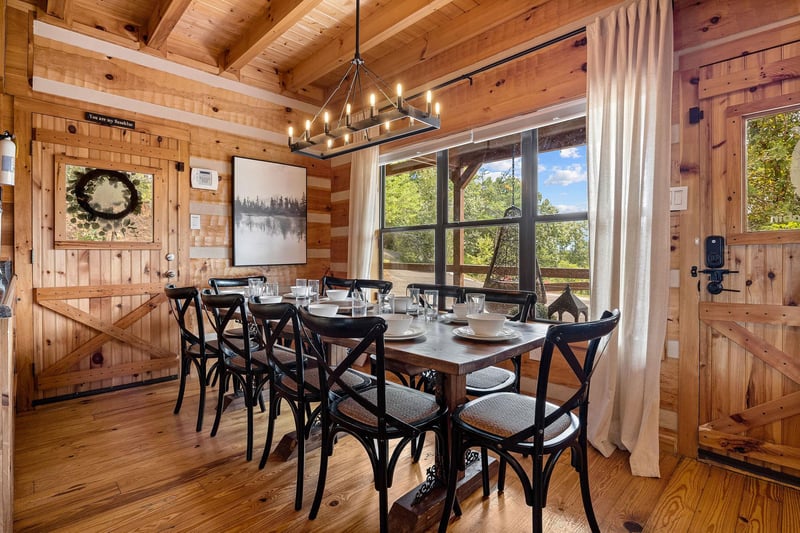 Dining table and chairs
