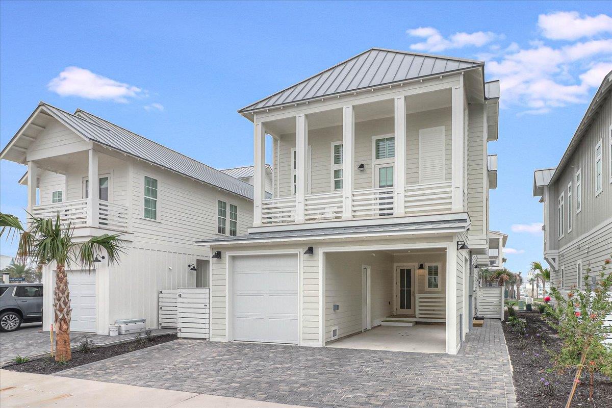 Private Driveway and Car Port