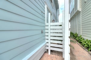 Outdoor Shower Beside Garage