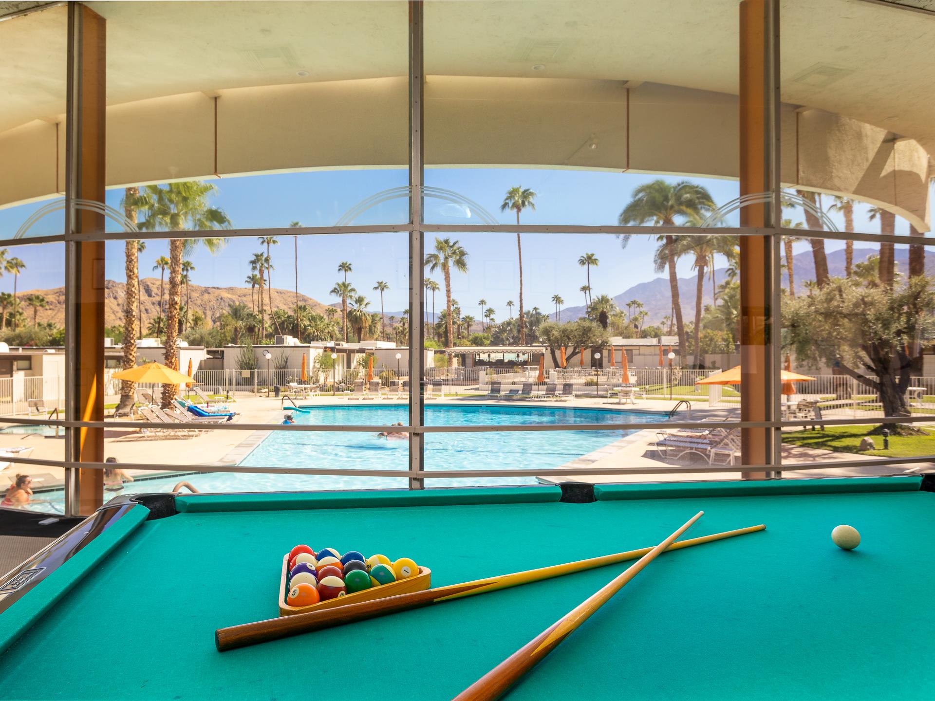 Challenge your friends to a game of pool