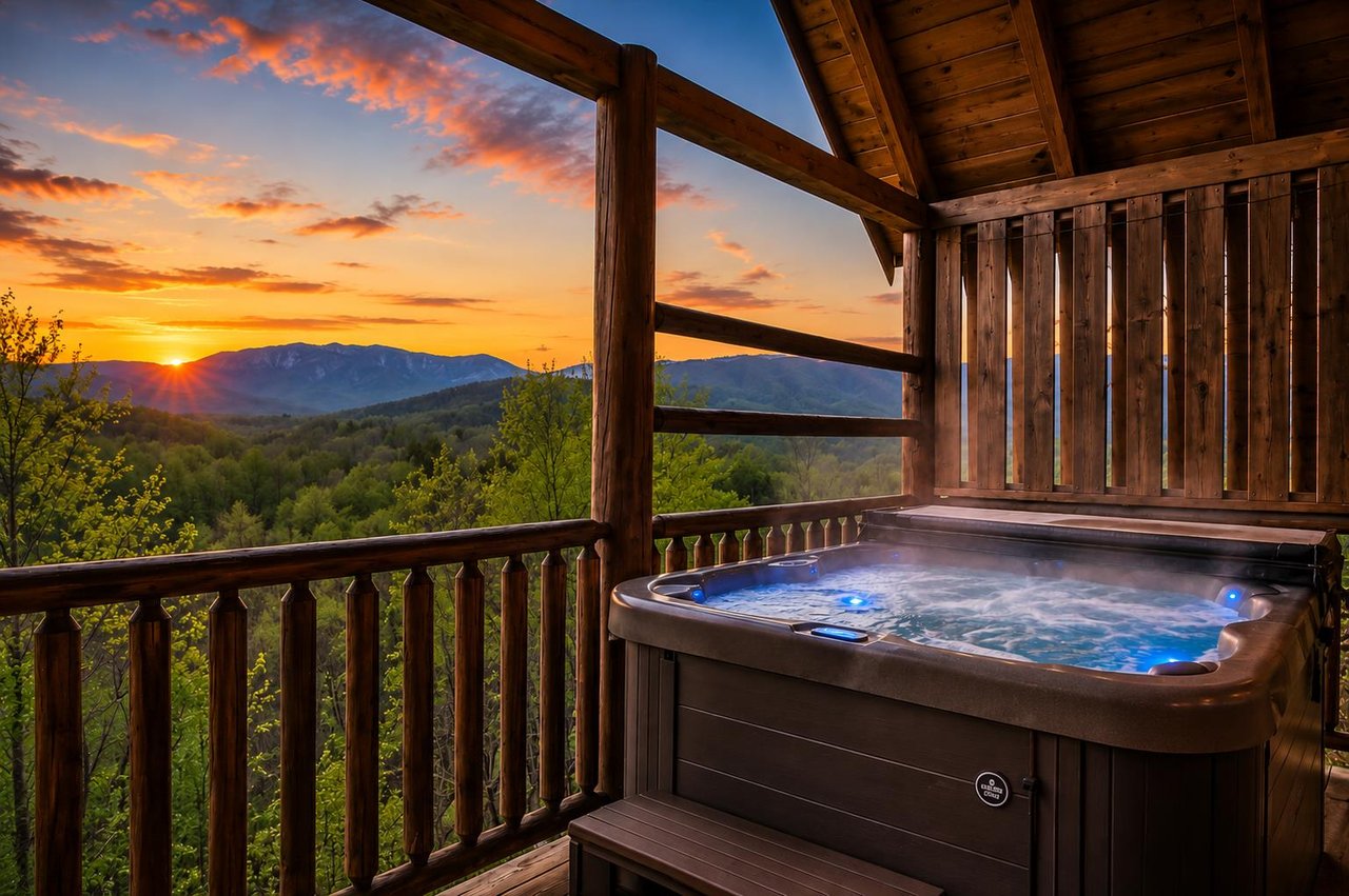 Exterior Shot Deck with hot tub