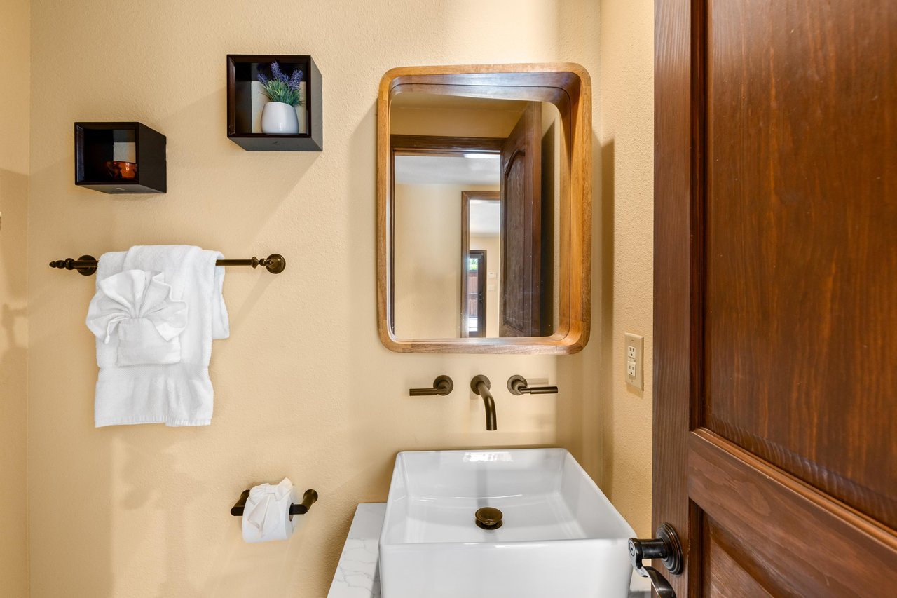Half bathroom just off of the front living room.