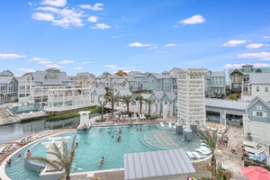 Balcony Lounge Overlooking Pool and Lake, 3rd Floor