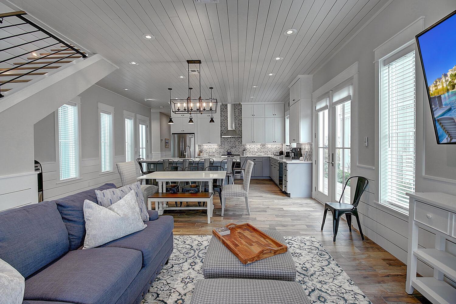 Wide View, 1st Floor Living, Dining, and Kitchen Area