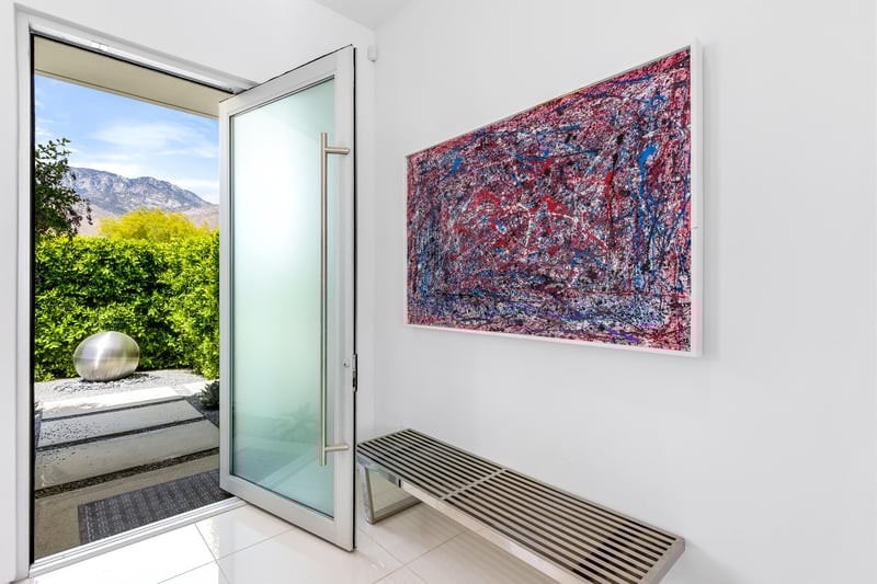 A pop of color to greet you