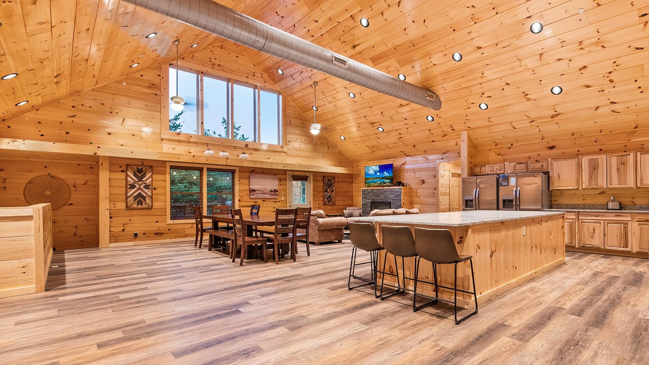 mountain top living room