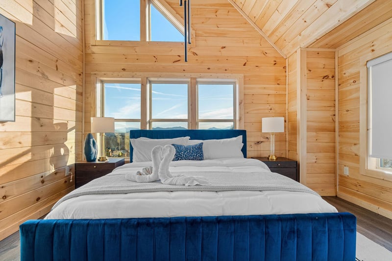 king bed