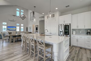 Wide View of Kitchen and Living, 2nd Floor