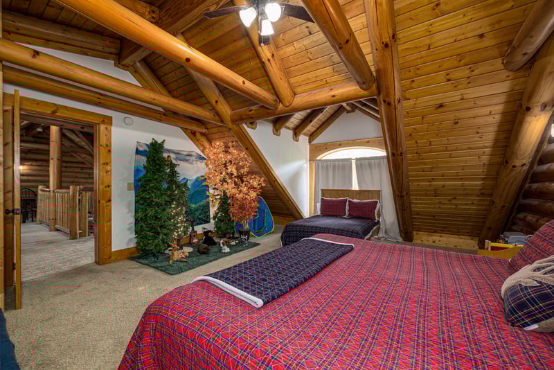 king bed