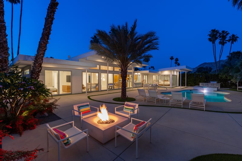 Gather around the firepit with friends and family