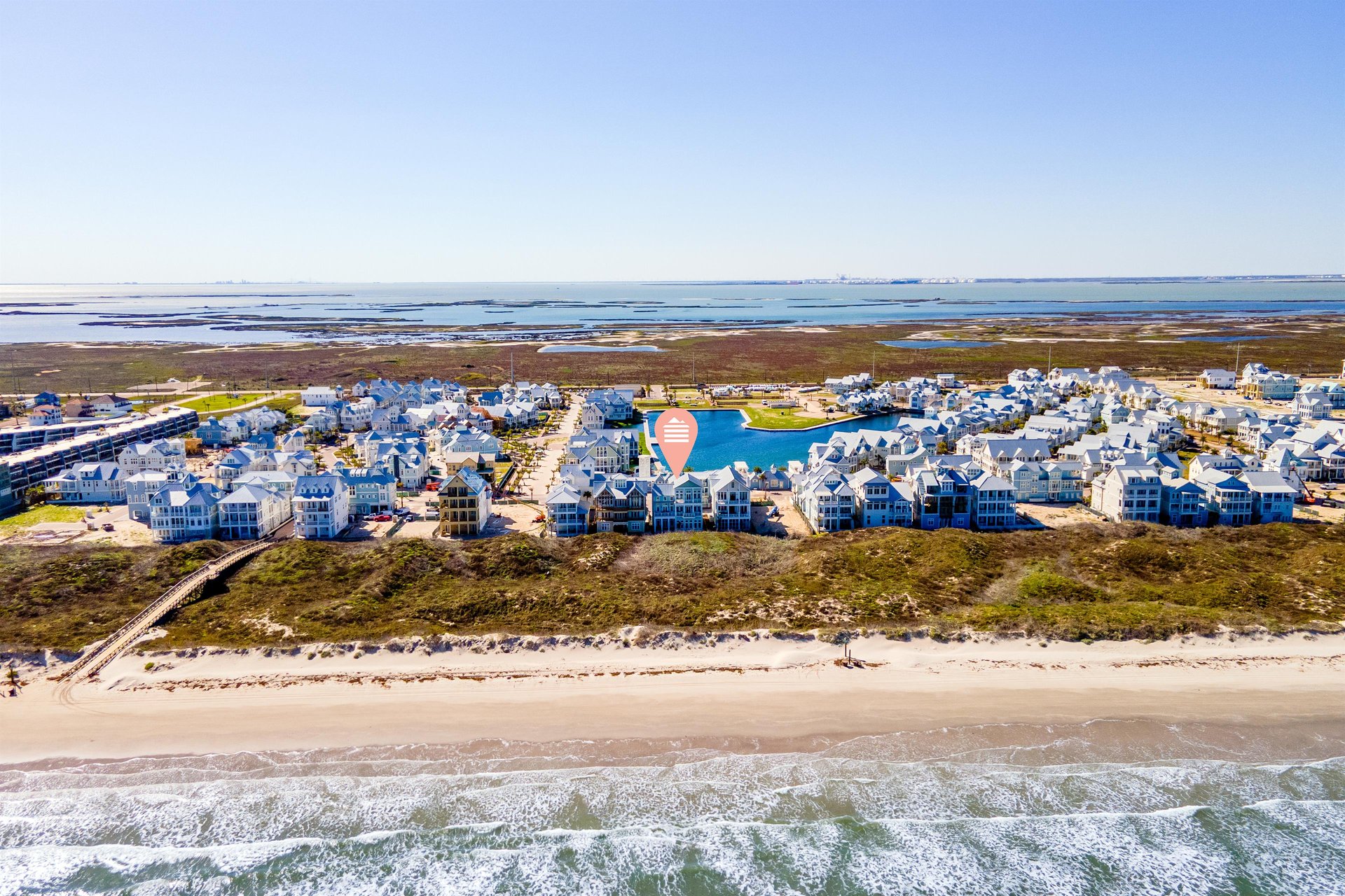 Gulf Side, Aerial View