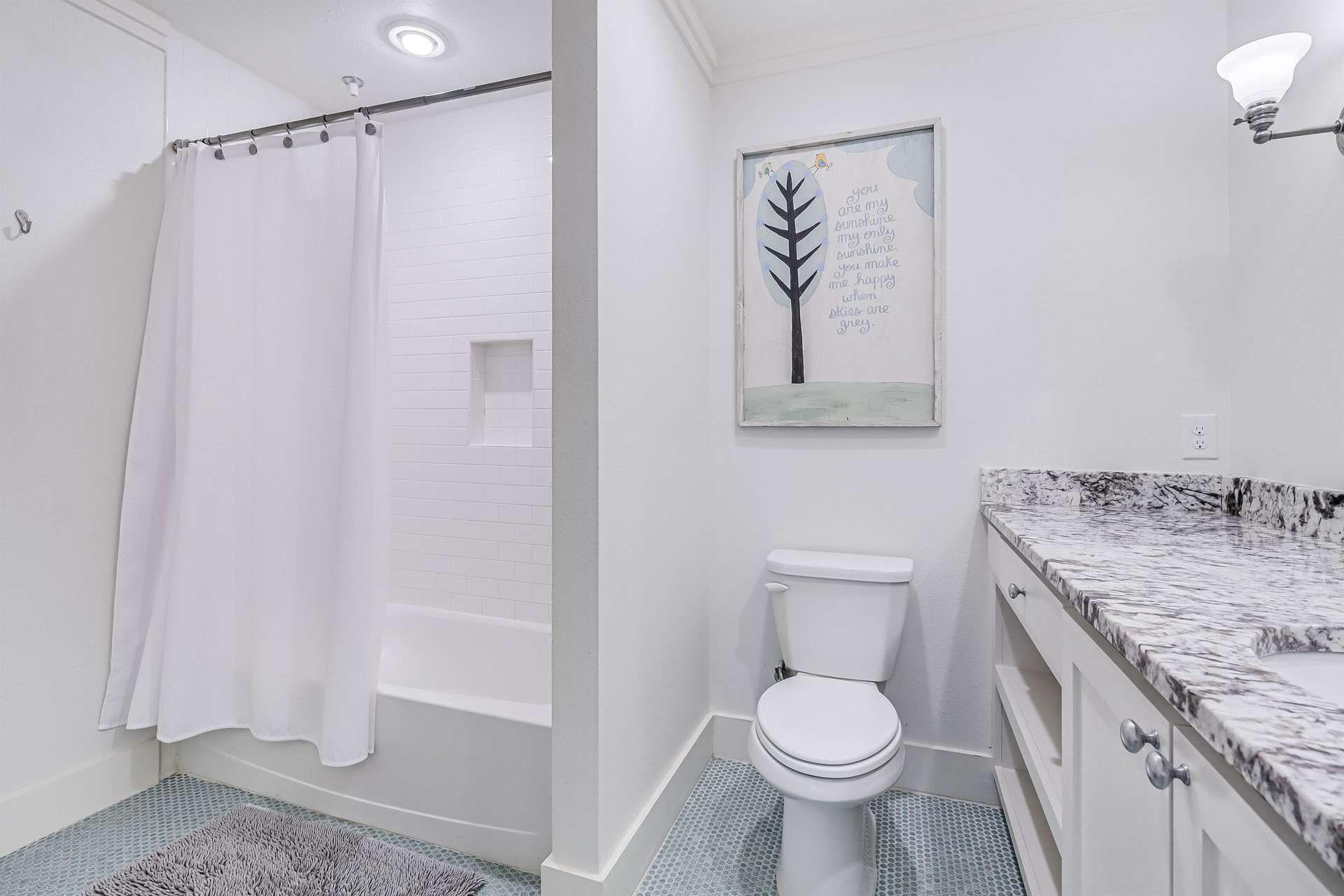 Front King Bathroom, 1st Floor