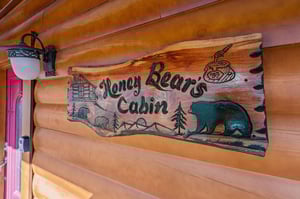 Honey Bear Cabin sign