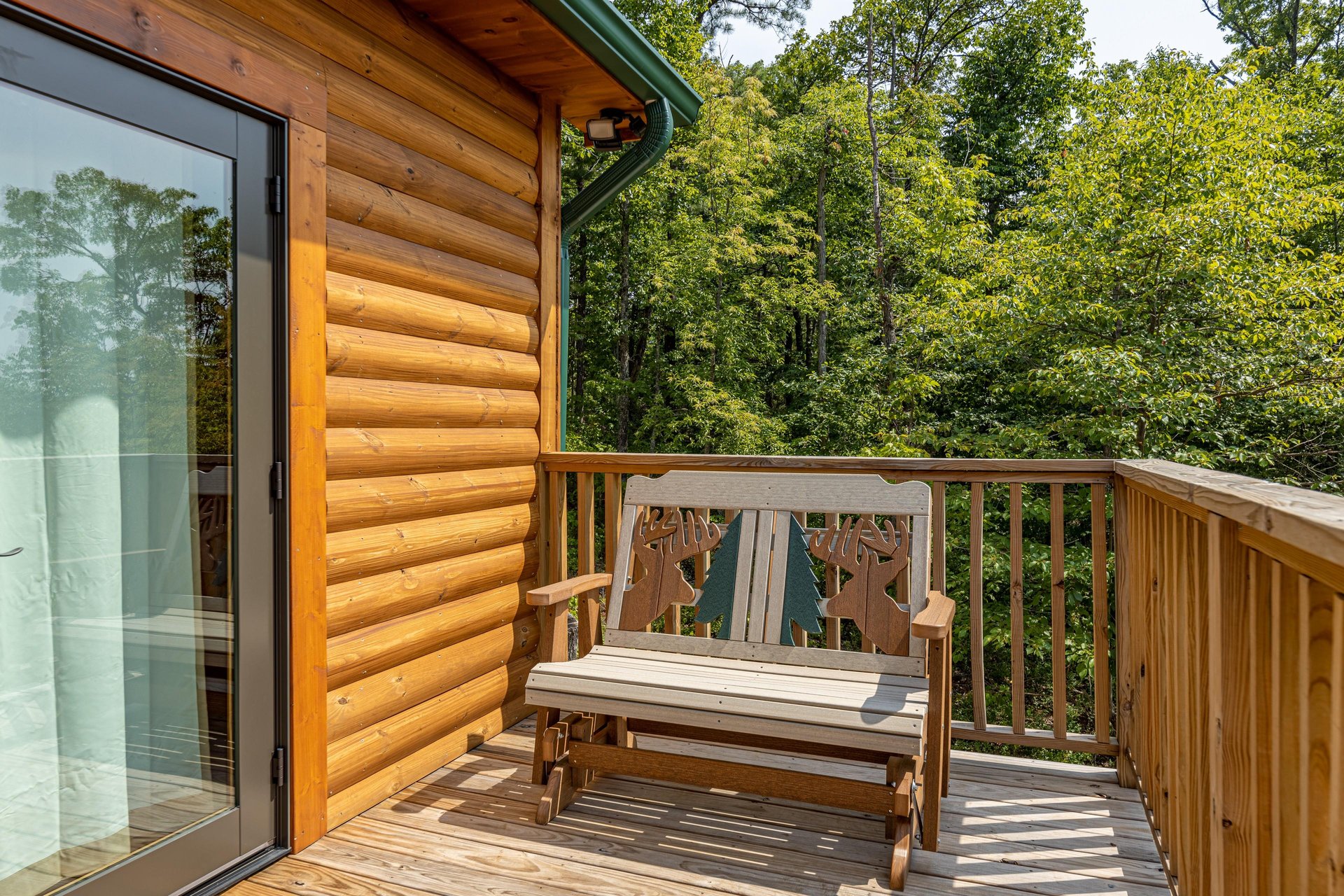 Bench seat on Back Deck