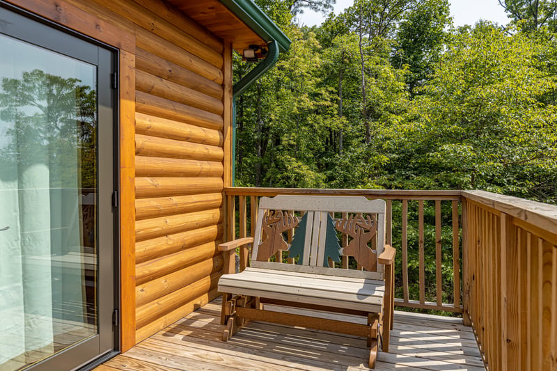 Bench seat on Back Deck