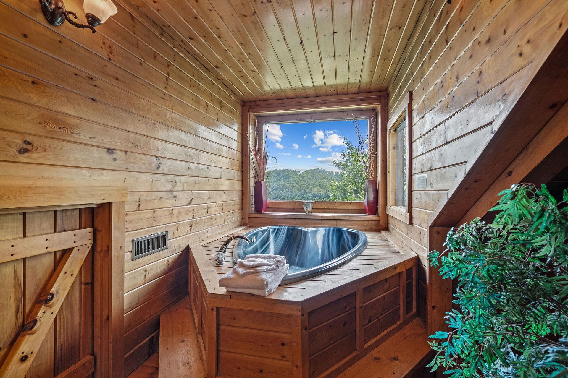 2 person tub with big window