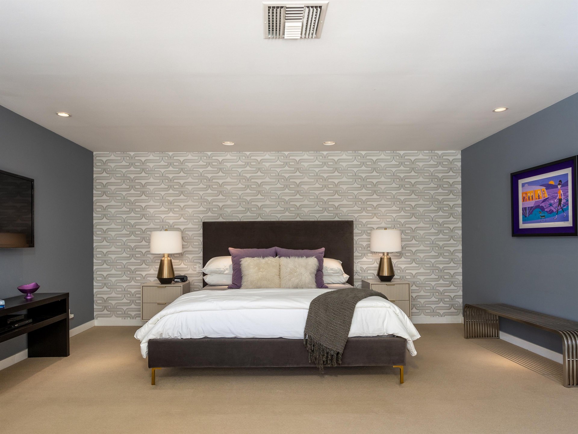Upscale bedroom