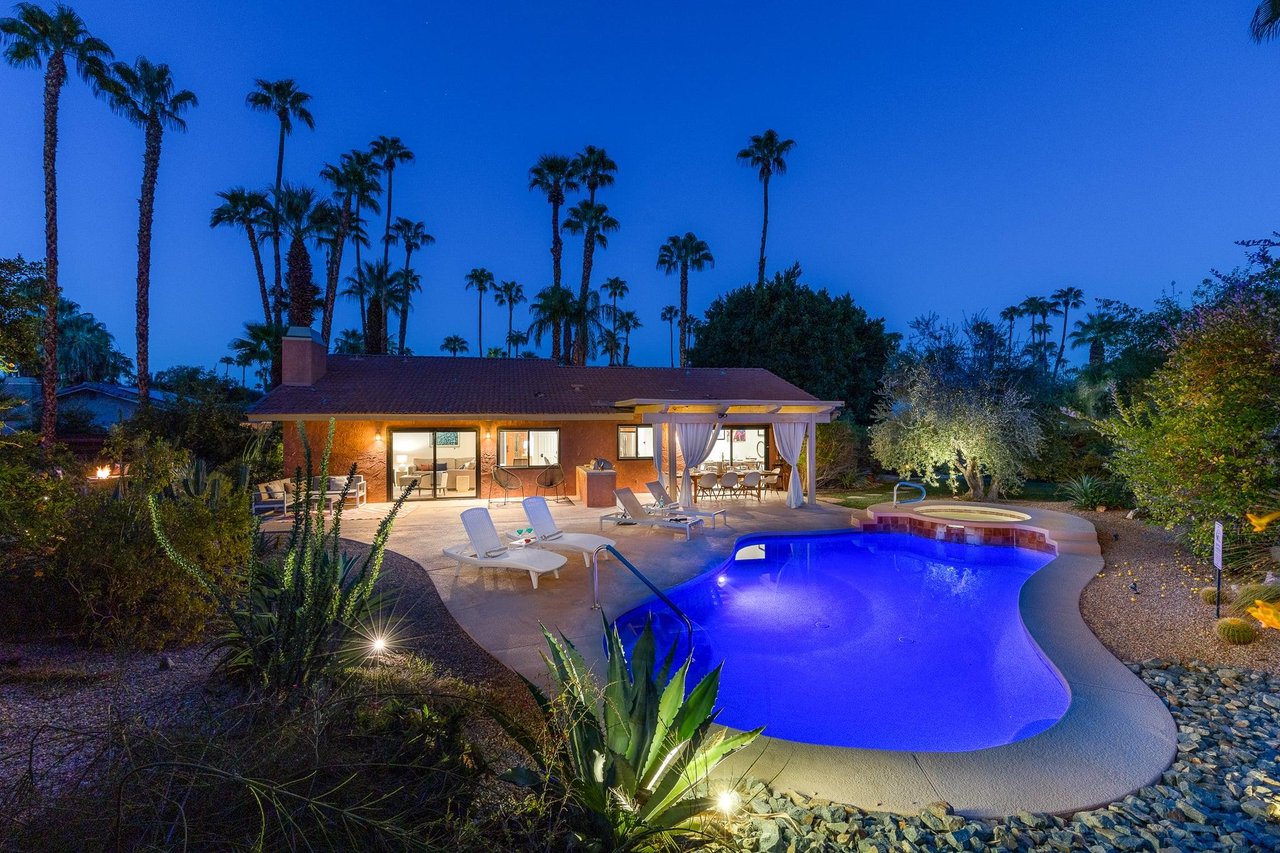 Enjoy sunsets from this amazing pool