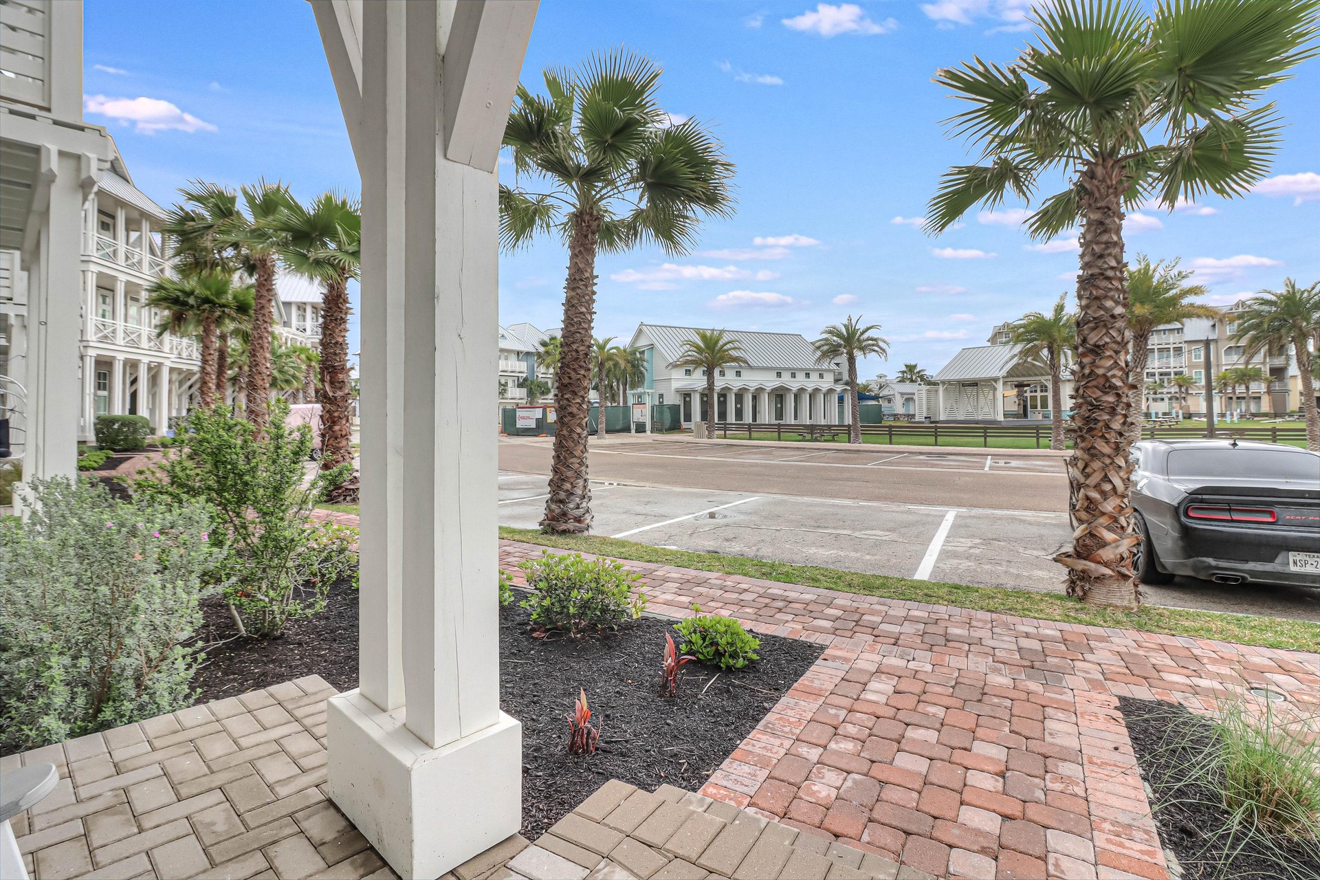 Front Patio View of Town Center