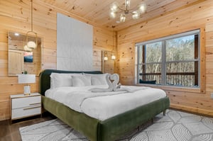 king bed