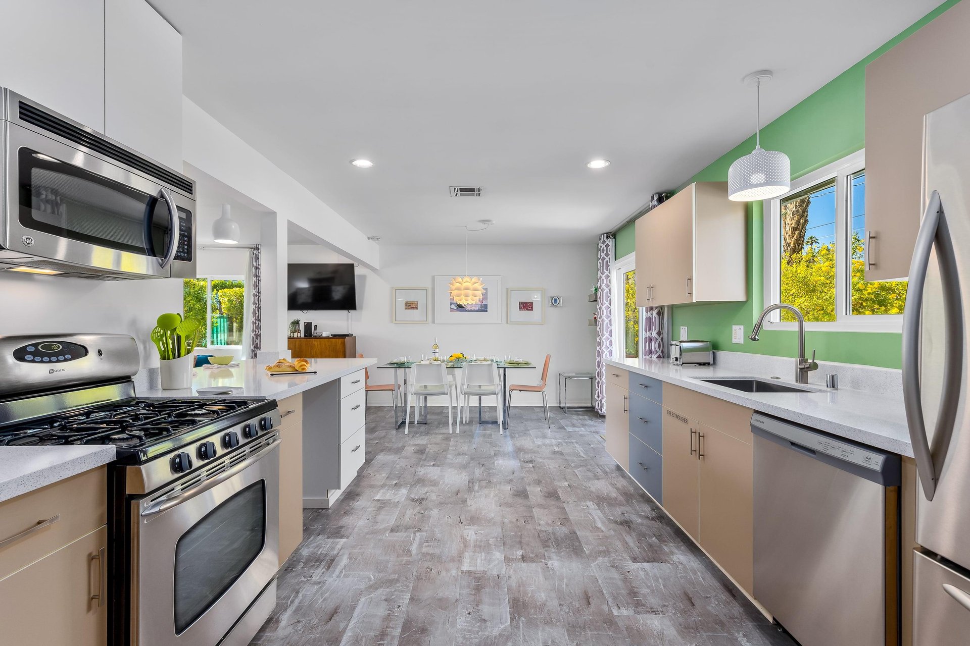 Spacious kitchen