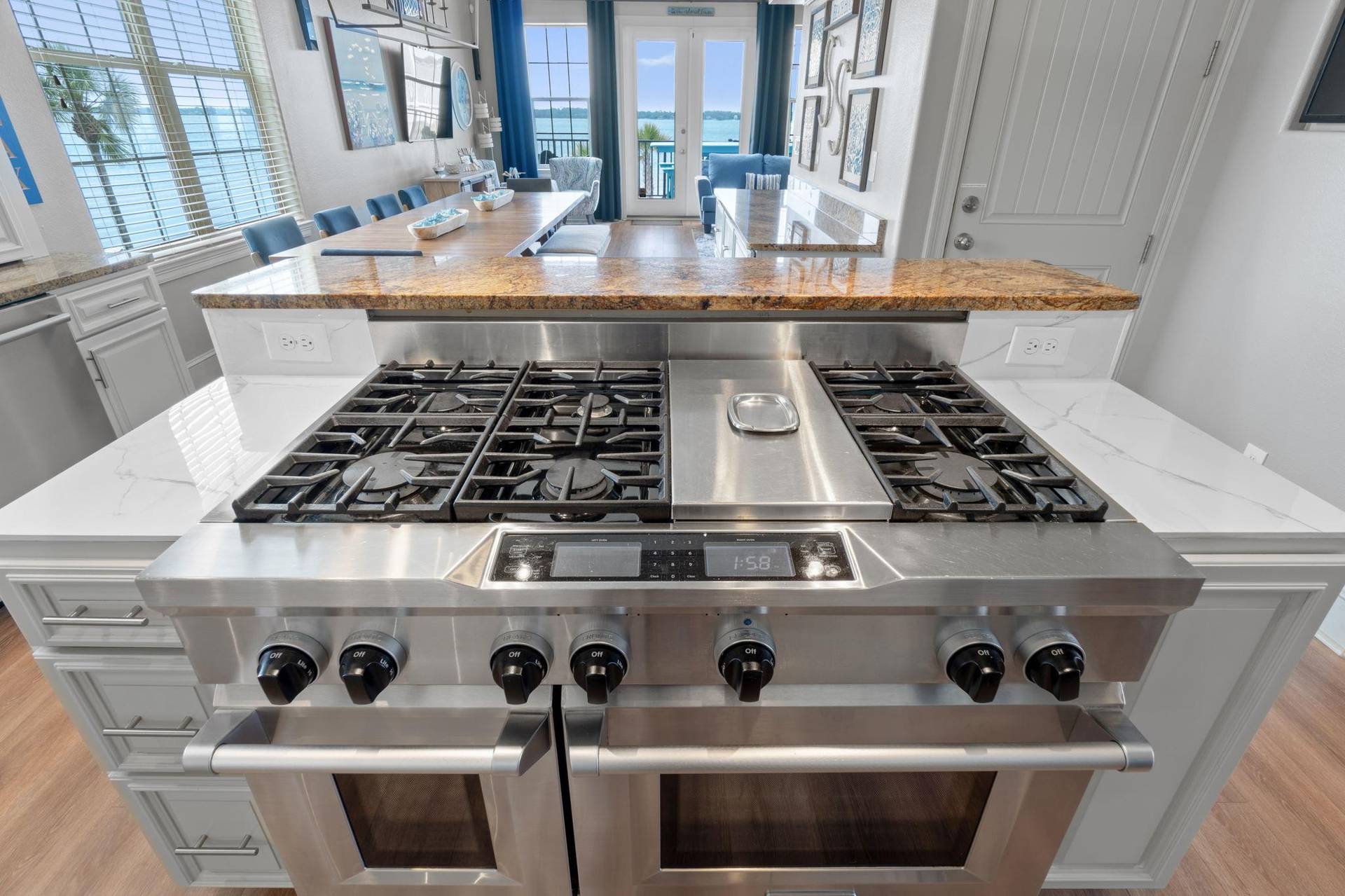 Kitchen With Gas Stove