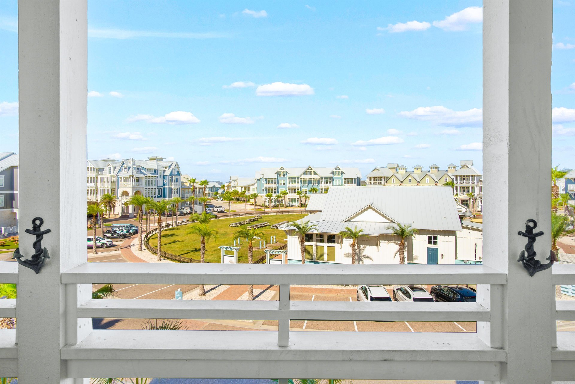 1st Floor Living Room Balcony Town Center View