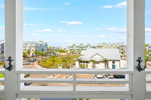 1st Floor Living Room Balcony Town Center View