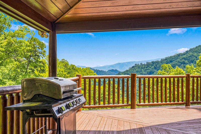 Grill your favorite meal on the spacious deck while soaking in stunning mountain vistas that stretch for miles.