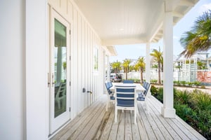 Wrap Around Porch Side Entry Dining Area