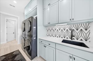 Our fully equipped utility room features 2 washers and 2 dryers, making it easy to keep up with beach towels, swimsuits, and vacation laundry—so you can spend more time enjoying your stay. 