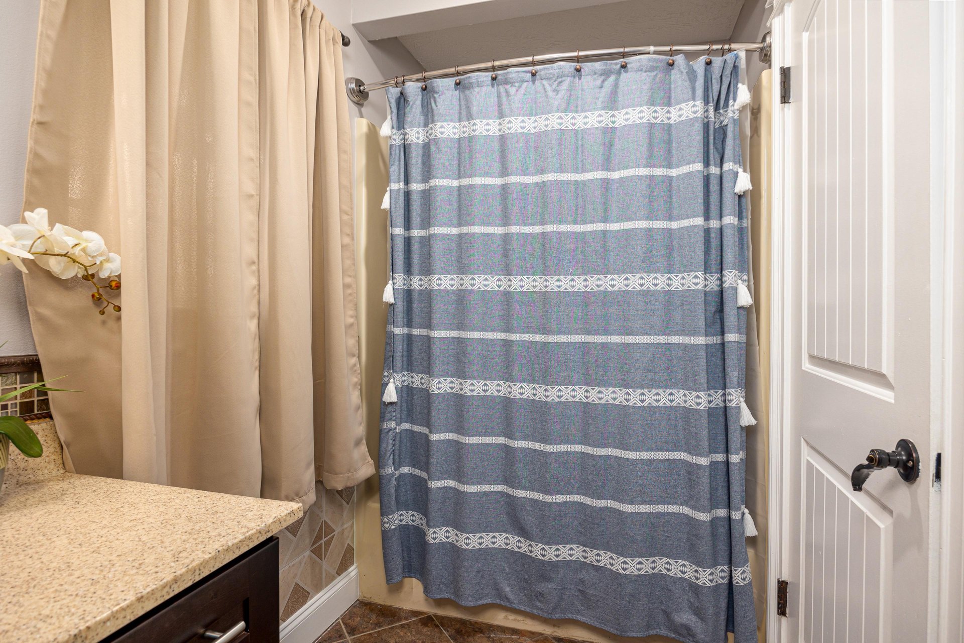 Shower at Hoop Dreams Lodge