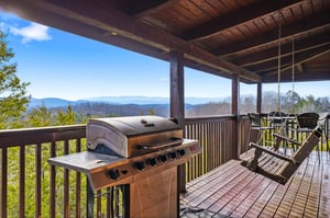 Grill your favorite meals on your private covered deck while mountain vistas stretch endlessly before you.