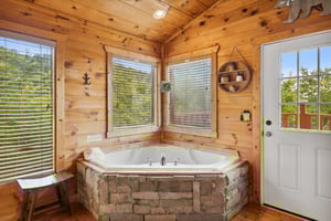 Jacuzzi with windows