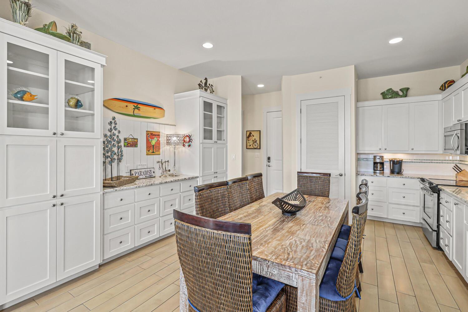 Kitchen and Dining Area with Tons of Storage