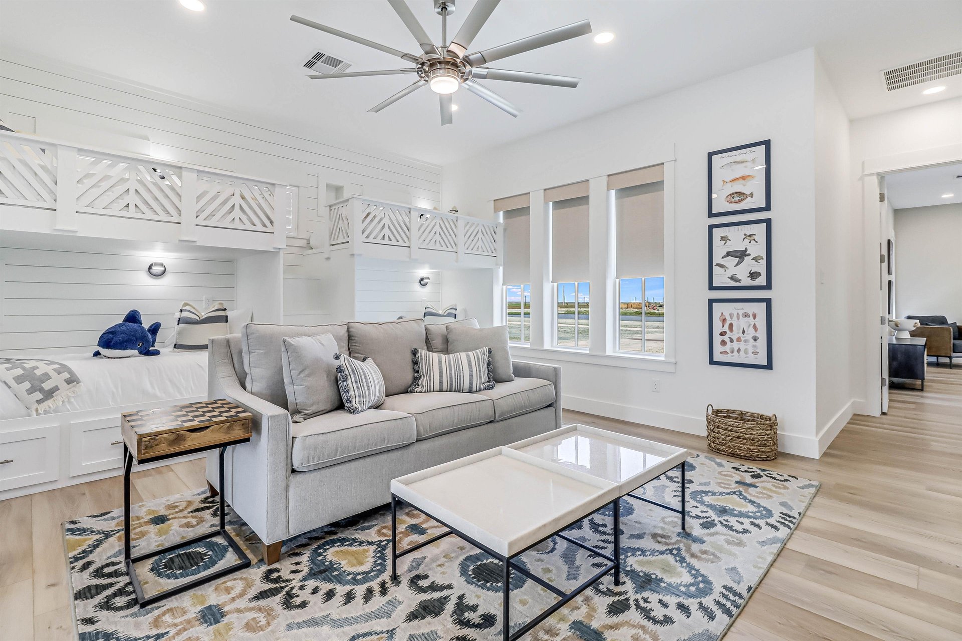 Living Area With Bunk Beds, 2nd Floor