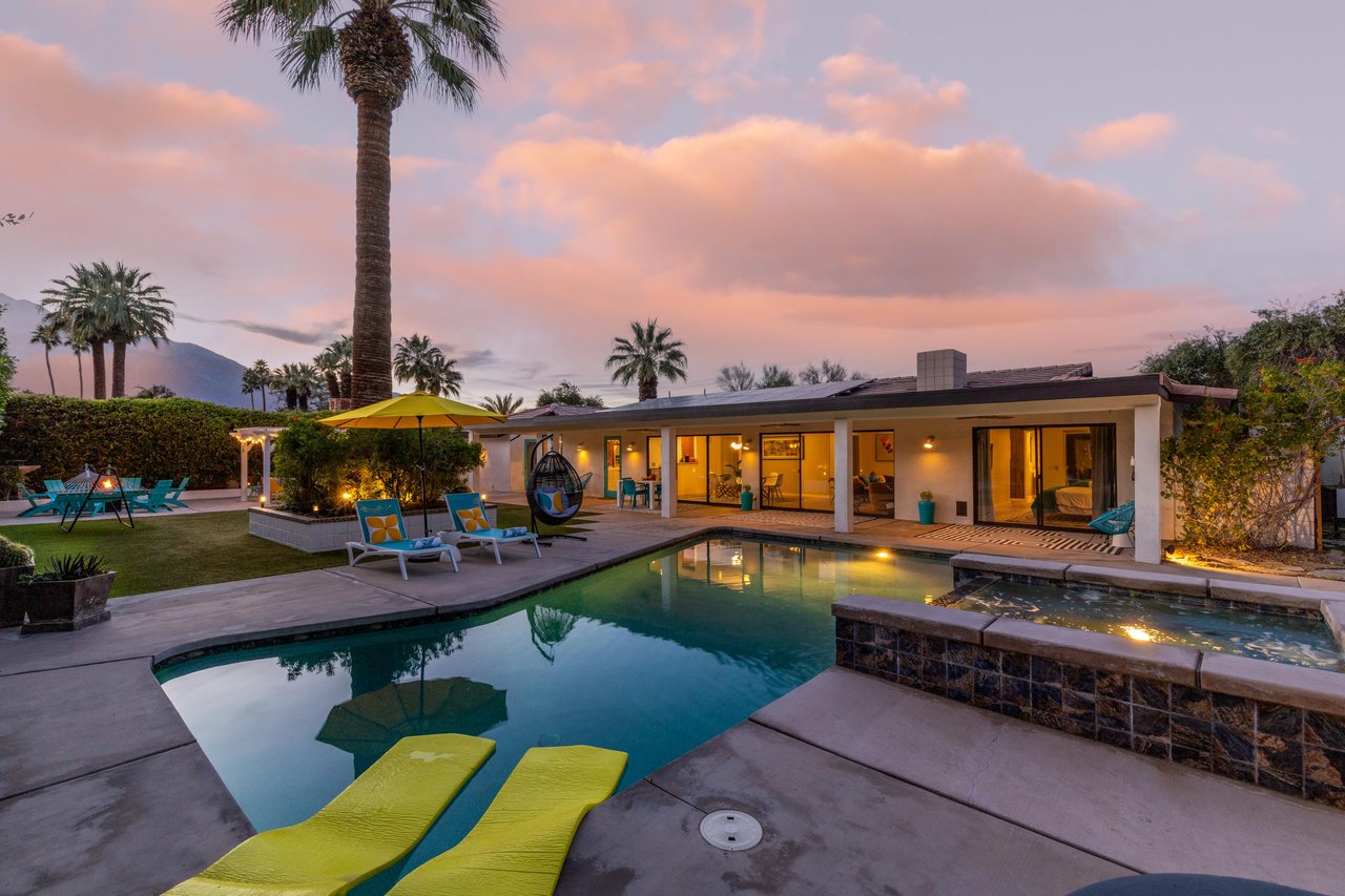 Time for a sunset swim