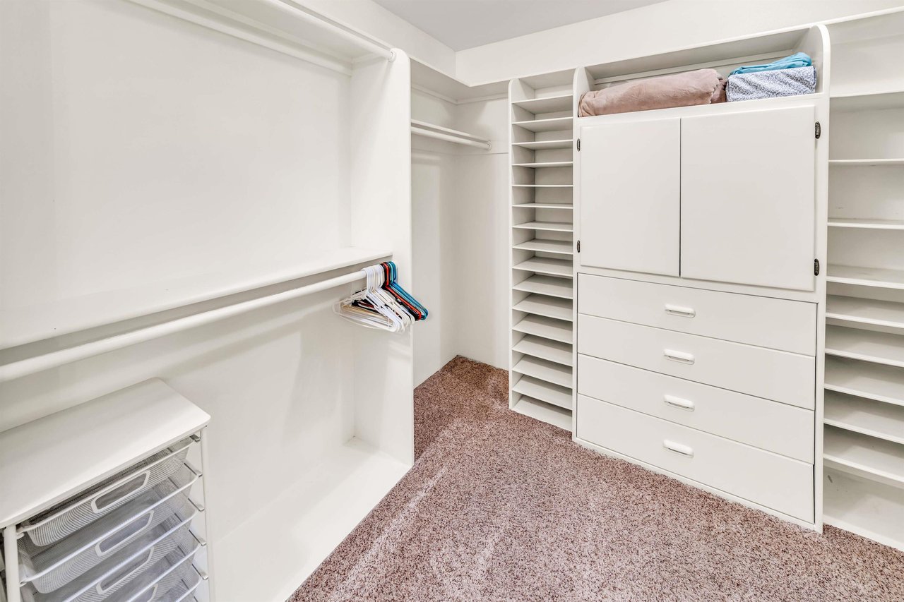 Master WalkIn Closet