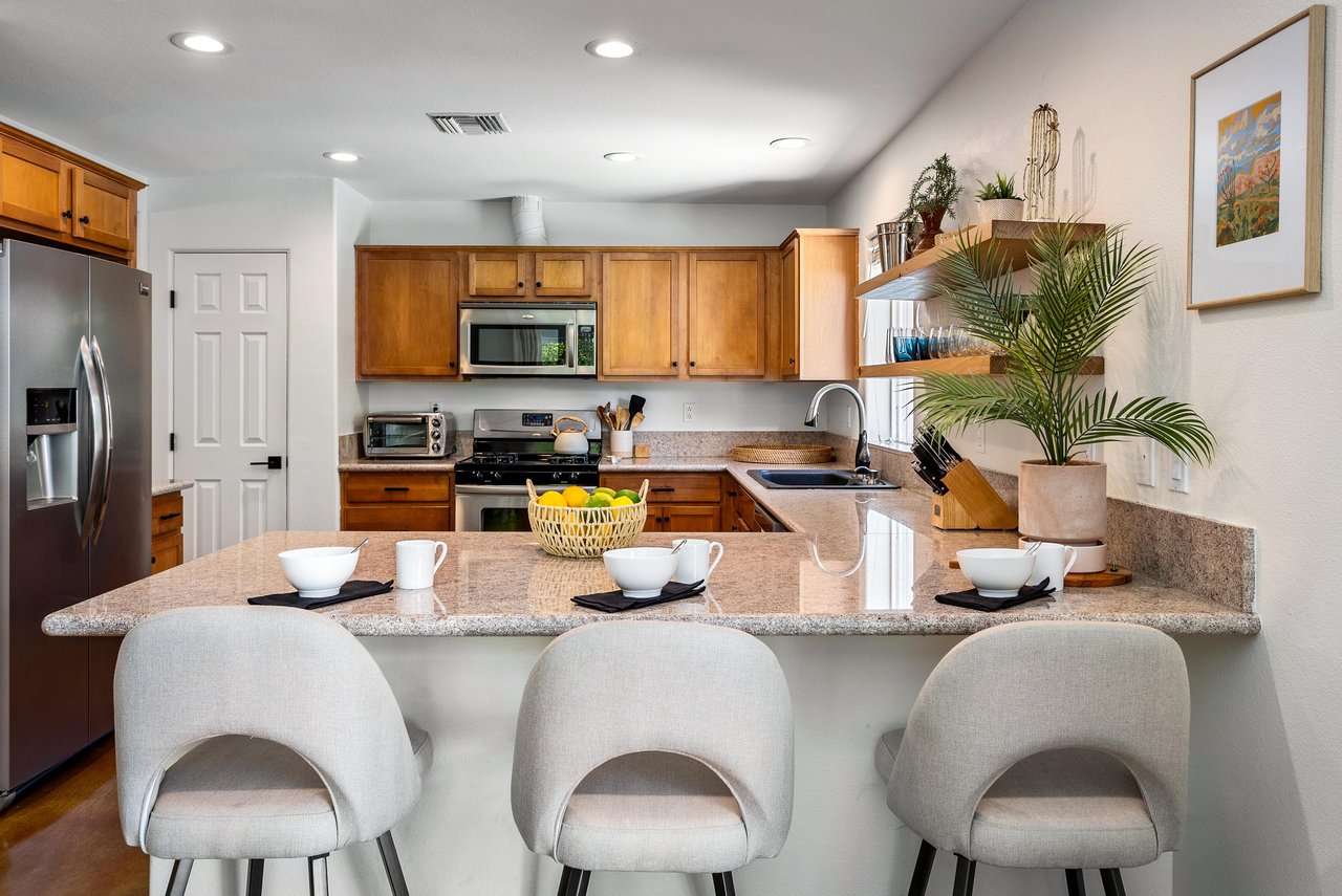 Breakfast bar for three