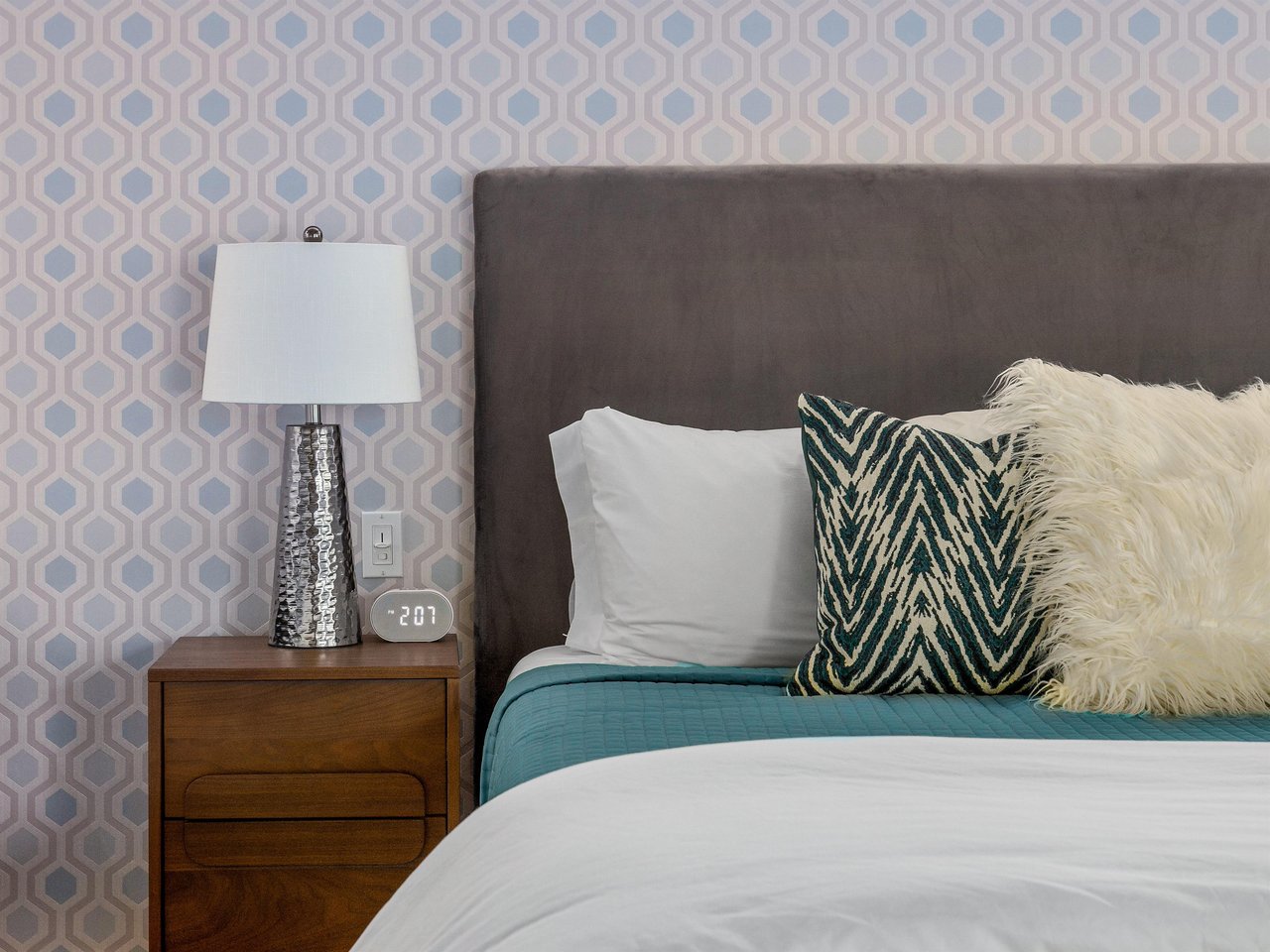 Comfortable pillows for a good nights sleep