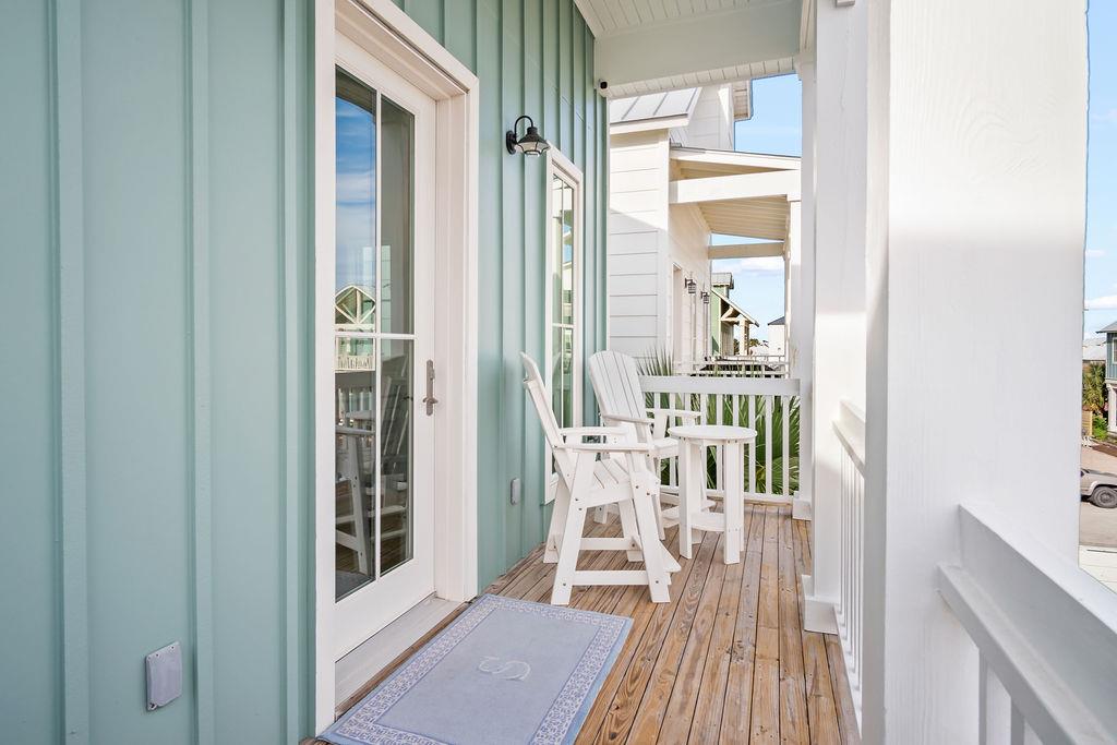 Balcony off of King Bedroom, 2nd Floor