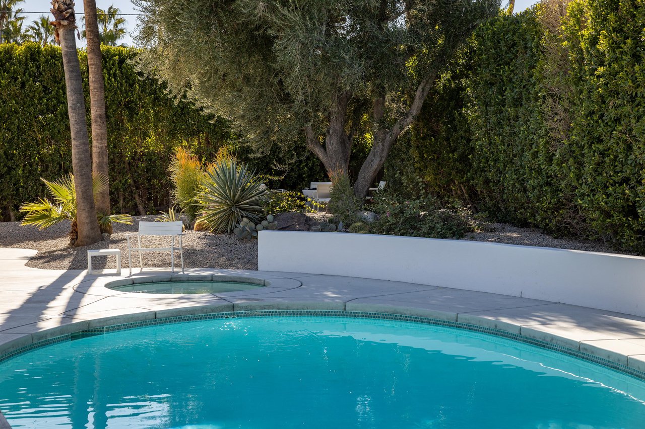 Harmonious backyard scenery