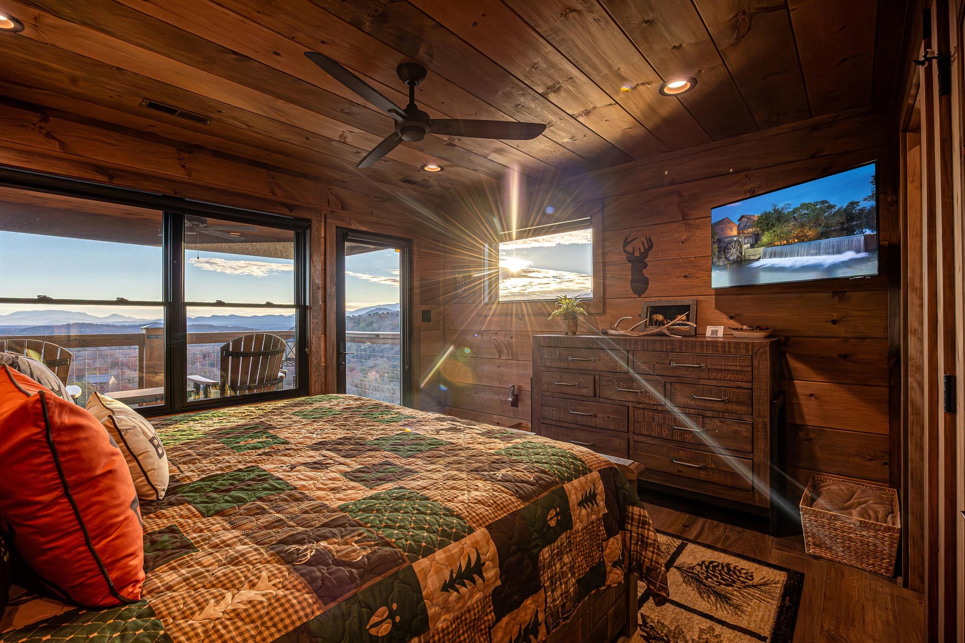 TV and access to Private Deck