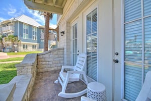Private Patio, Facing The Town Center