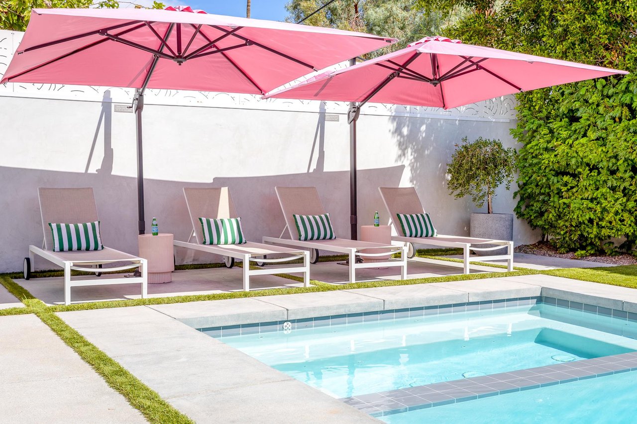 Enjoy a cocktail at the pool